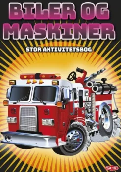 Aktivitetsbog - Flotte Biler Og Maskiner