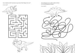 Aktivitetsbog - Pragtfulde Dinosaurer