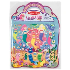 Aktivitetsbog Med Klistermaerker - Havfruer