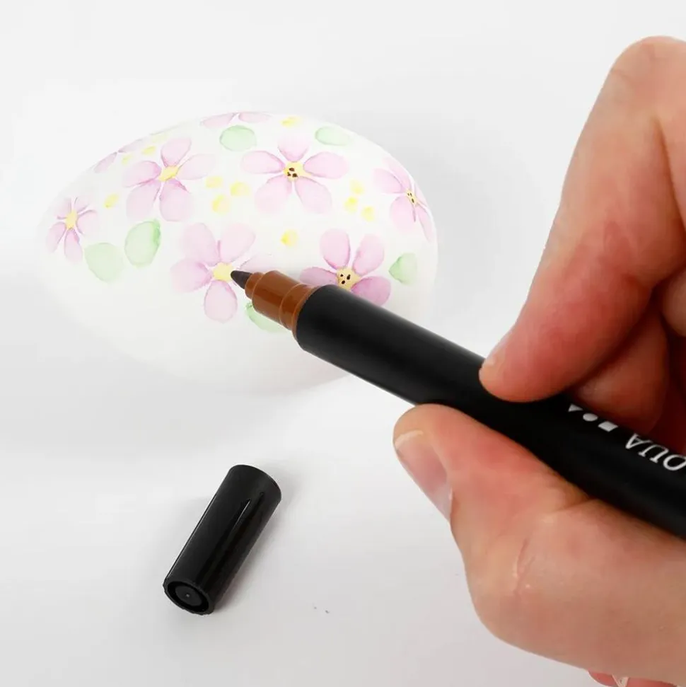 Akvareltusser M. Dobbeltspids, 12 Stk