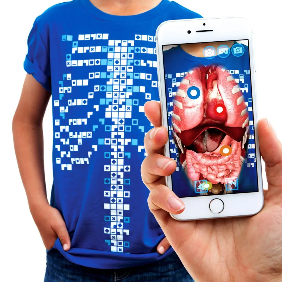 Anatomi T-Shirt, Interaktiv - Barn