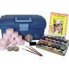 Ansigtsfarve - Kuffert M. 24 Farver Og Tilbehør