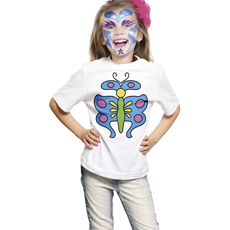 Ansigtsfarve - Tegnestifter Metallic, 6 Stk