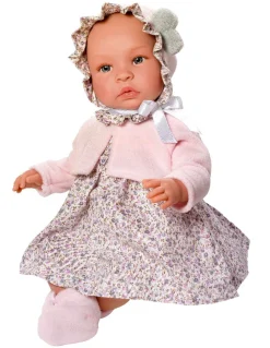 Asi Dukke 46 Cm. Leonora - Med Kjole Og Cardigan