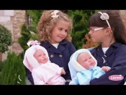 Babydukke - Lyseblat Toj, 38 Cm