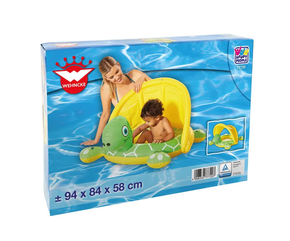 Badebassin M. Solskaerm - Skildpadde