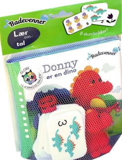 Badebog Med Legetøj - Donny Er En Dino