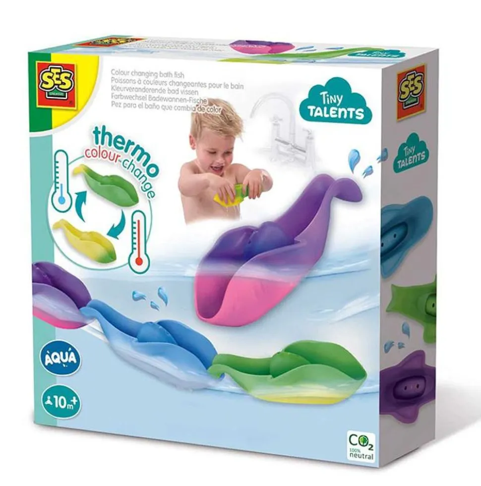 Badeleg - Farveskiftende Fisk, 3 Stk