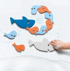 Badeleg Quutopia - Puslespil Med Hajer/Fisk