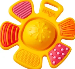 Bide- Og GribeLegetøj - Orange Blomst