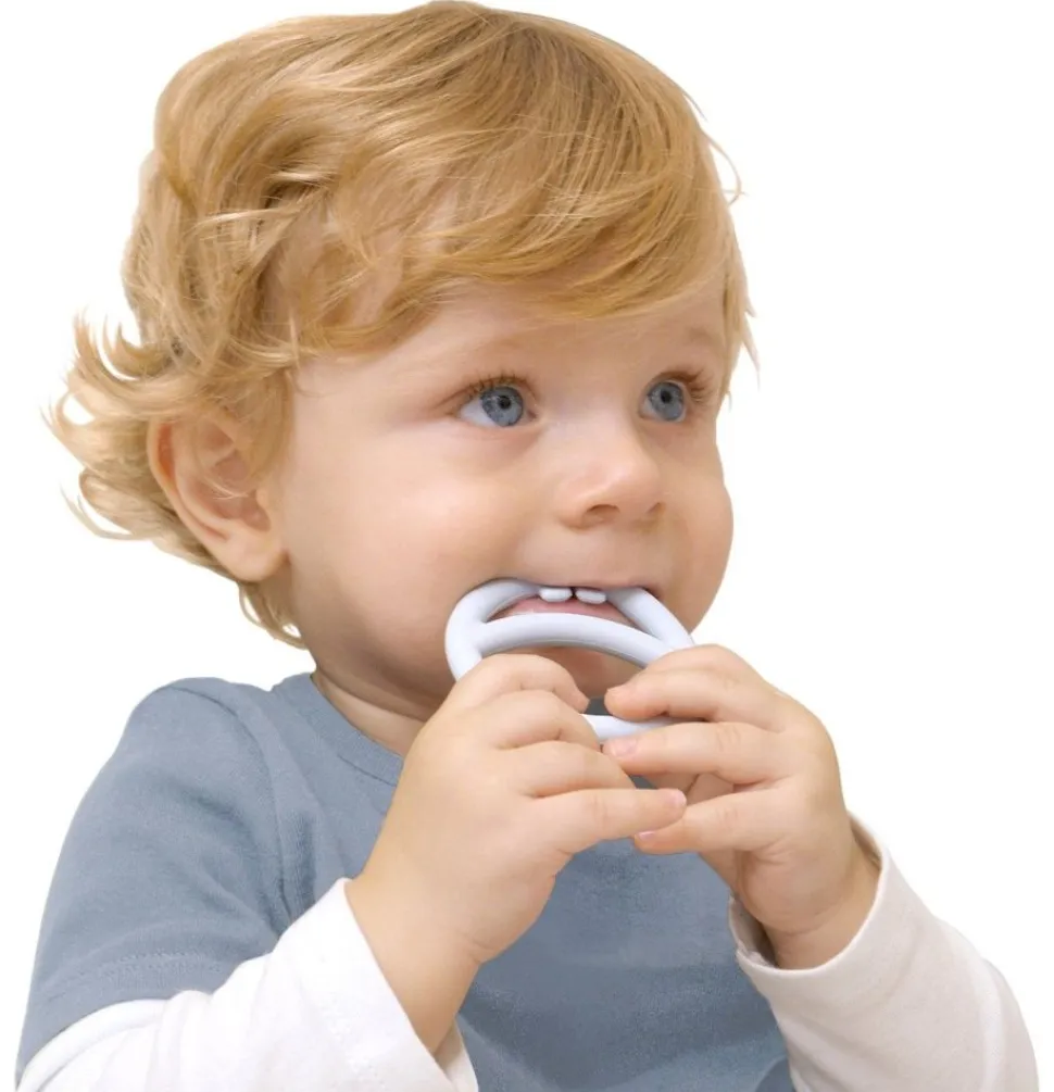 Bideringe I Silikone - Pastelfarver, 3 Stk.