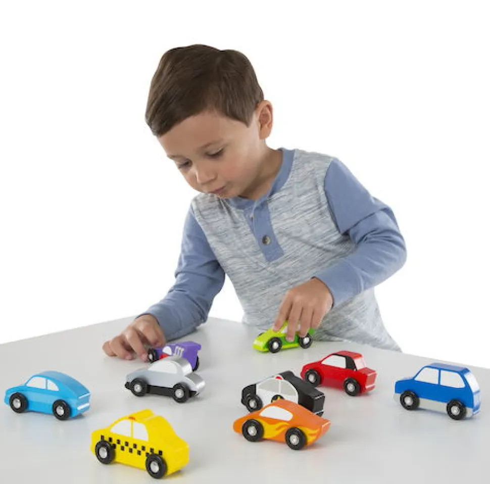 Biler I Trae - Sma Koretojer, 9 Stk