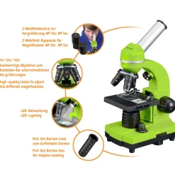 Biolux Sel Mikroskop, 40X-1600X