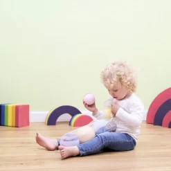 Bobles Boldsaet Rainbow, 6 Stk