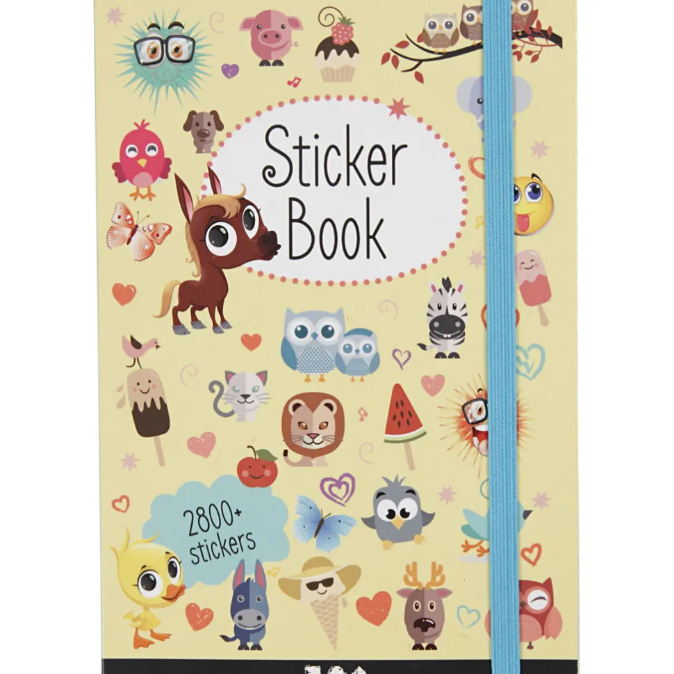 Bog Med Klistermaerker - Diverse, 2.800 Stk.
