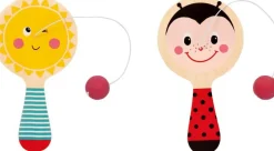 Boldbat Med Elastiksnor (Ass. Farver), 1 Stk