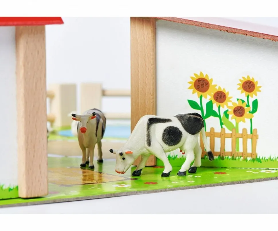 Bondegard Med Dyr Og Tilbehør, 25 Dele