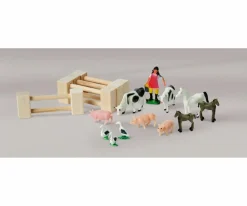 Bondegard Med Dyr Og Tilbehør, 25 Dele