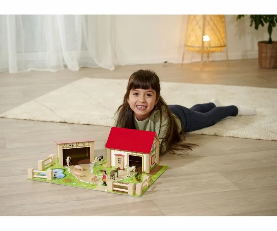Bondegard Med Dyr Og Tilbehør, 25 Dele