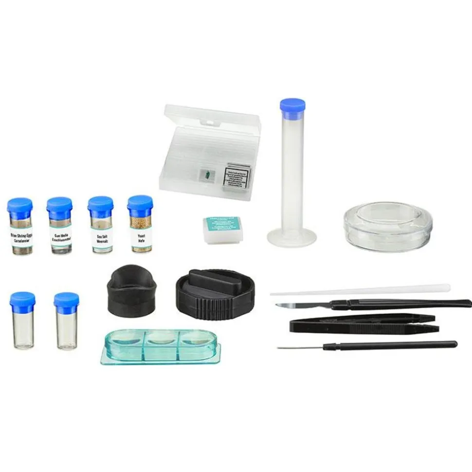 Børne Mikroskop M. Led, 40X-640X - Inkl Tilbehør