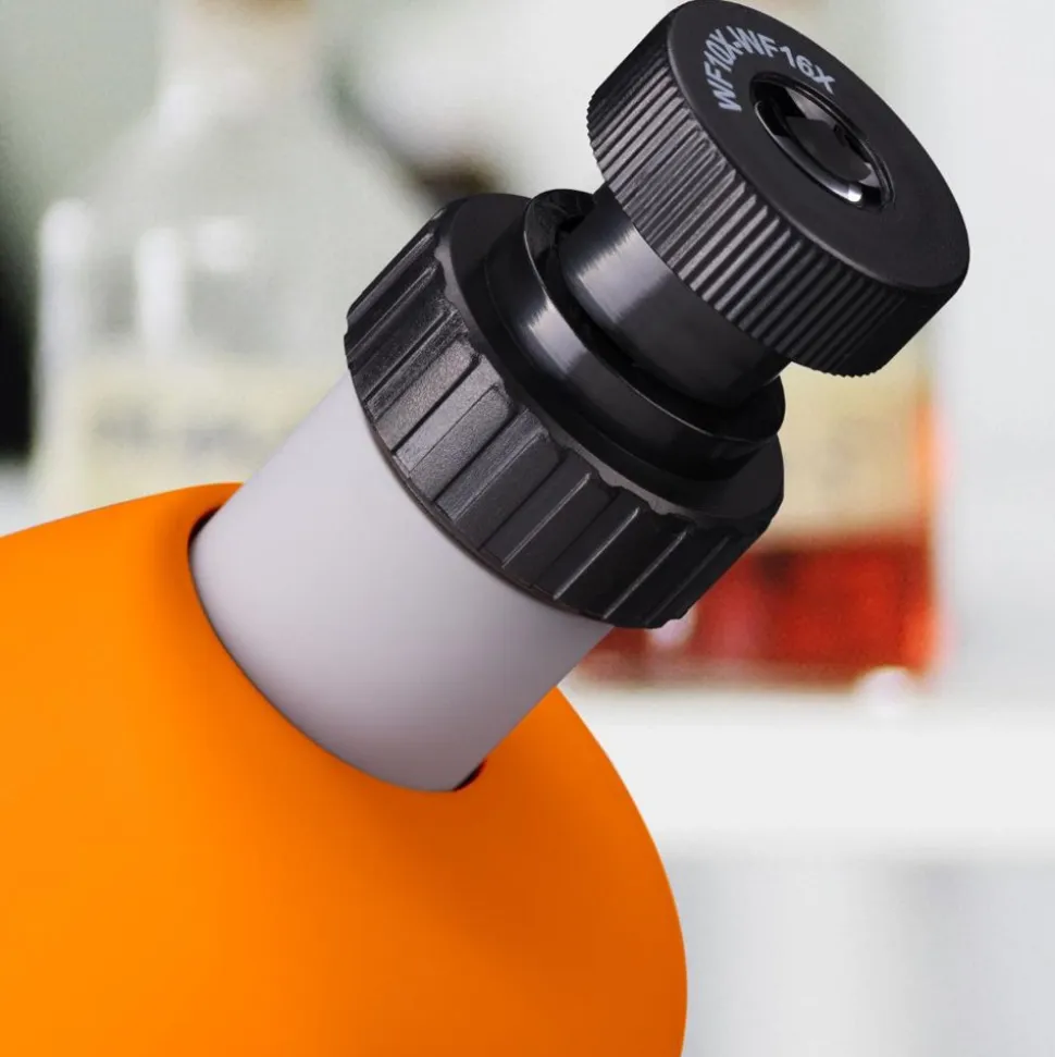 Børne Mikroskop M. Led, 40X-640X - Inkl Tilbehør