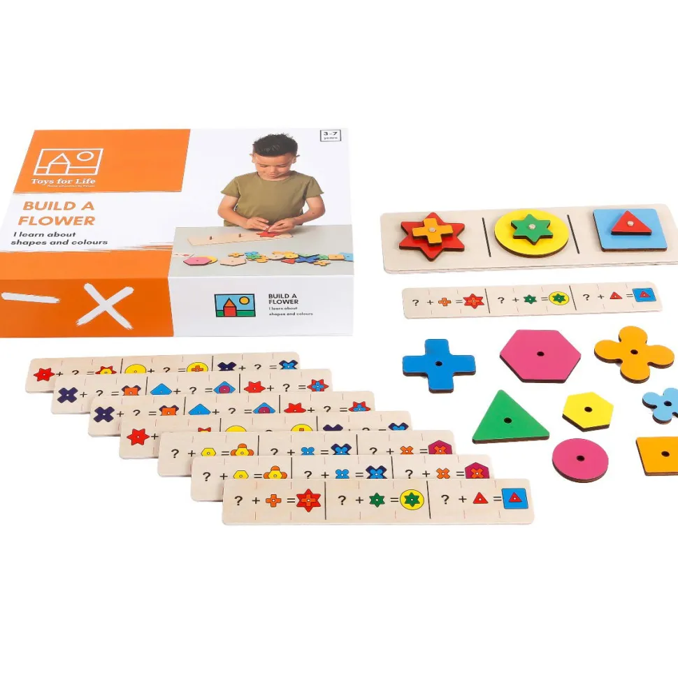 Byg En Blomst - Lær Om Form Og Farve