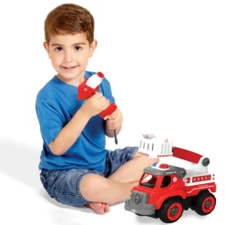 Byg Selv Bil M. Fjernbetjening - Brandbil, Lille