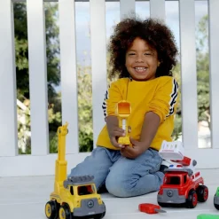 Byg Selv Bil M. Fjernbetjening - Brandbil, Lille