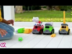 Byg Selv Bil M. Fjernbetjening - Brandbil, Lille