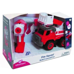 Byg Selv Bil M. Fjernbetjening - Brandbil, Lille