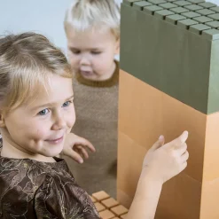 Byggeklodser, Store - Orange/Gron, 26 Stk