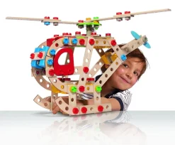 Byggesæt I Trae - Spand Med 225 Dele