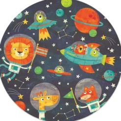 Cirkelpuslespil M. 28 Brikker - I Rummet