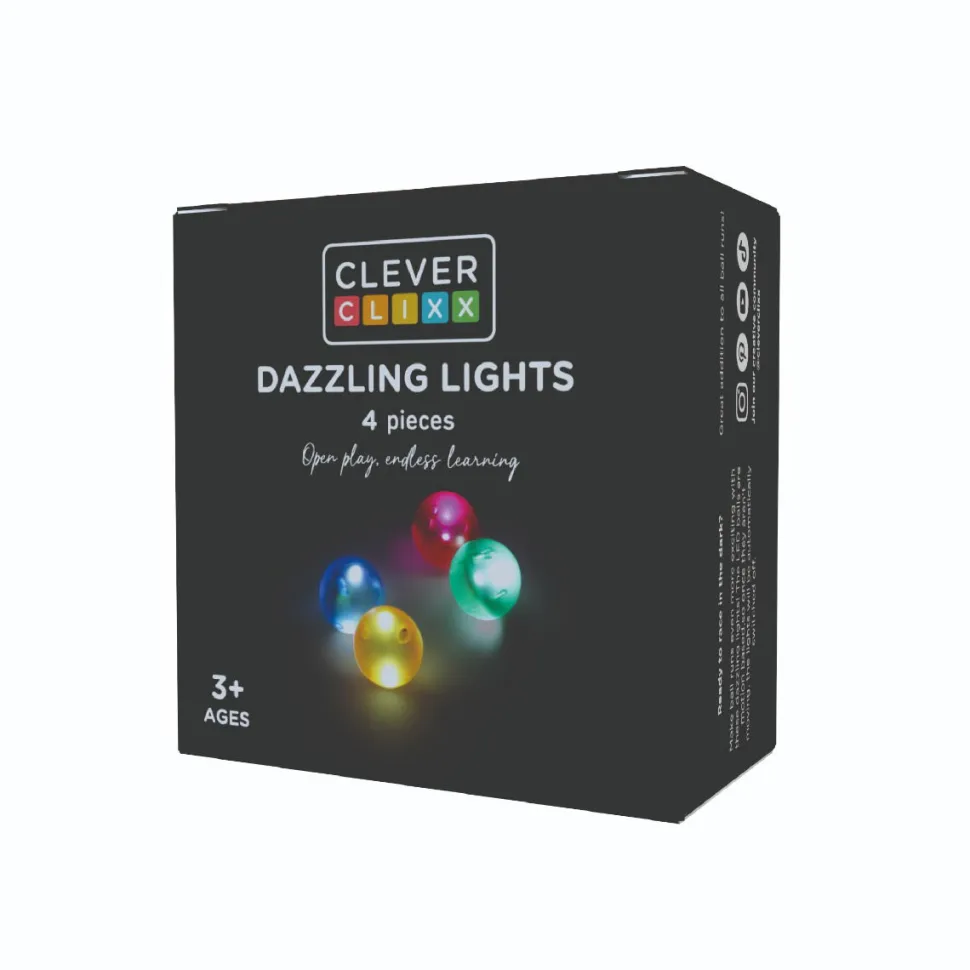 Cleverclixx | Kugler Med Lys I, 4 Stk
