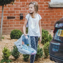 Dukke Tilbehør - Autostol, 45 Cm.