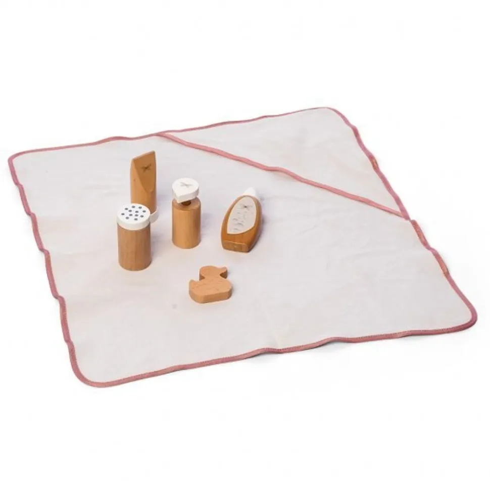 Dukke Tilbehør - Badesaet, 7 Dele