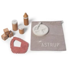 Dukke Tilbehør - Spisesaet, 9 Dele