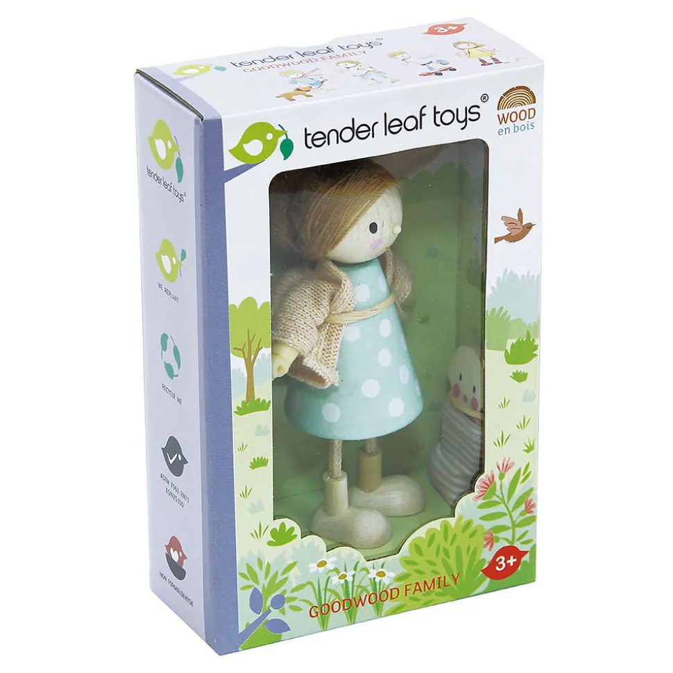 Dukkehusfigur - Fru Goodwood Og Baby