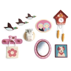 Dukkehusmobler Tilbehør - Vaegdekorationer