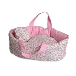 Dukkelift Inkl. Pude Og Dyne - Blomster, 34 Cm