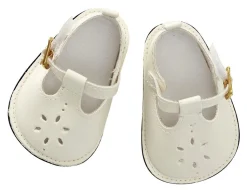 Dukkesko - Cremefarvet - 2 Str.