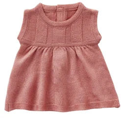 Dukketoj - Strikkjole Uden Aermer - Flere Str.