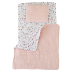 Dukkevogn Inkl. Sengesaet - Rosa