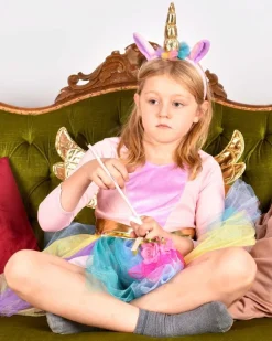 Enhjorningekjole- Og Horn, Str. 4-6 Ar