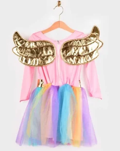 Enhjorningekjole- Og Horn, Str. 4-6 Ar