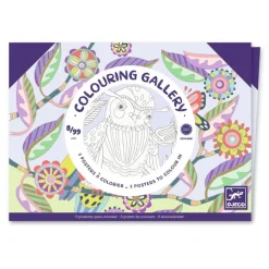 Farvelaegningsplakater - Fugle, 3 Stk