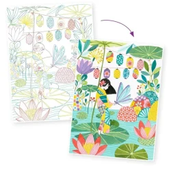 Farvelaegningsplakater - Japan, 3 Stk