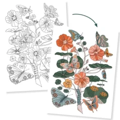 Farvelaegningsplakater - Natur, 3 Stk