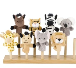 Fingerdukker - Vilde Dyr, 8 Stk