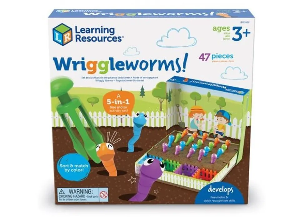 Finmotorisk Læringsspil - Ormegarden